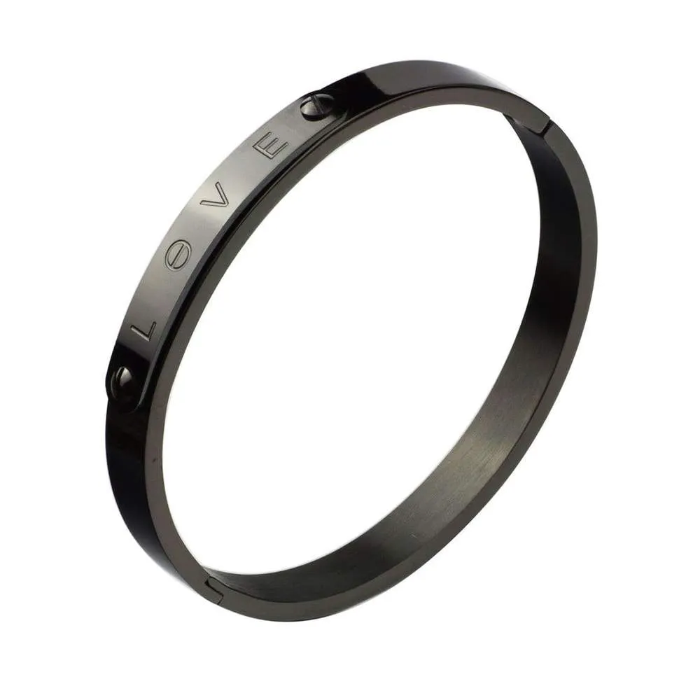 Engraved Love Bangle