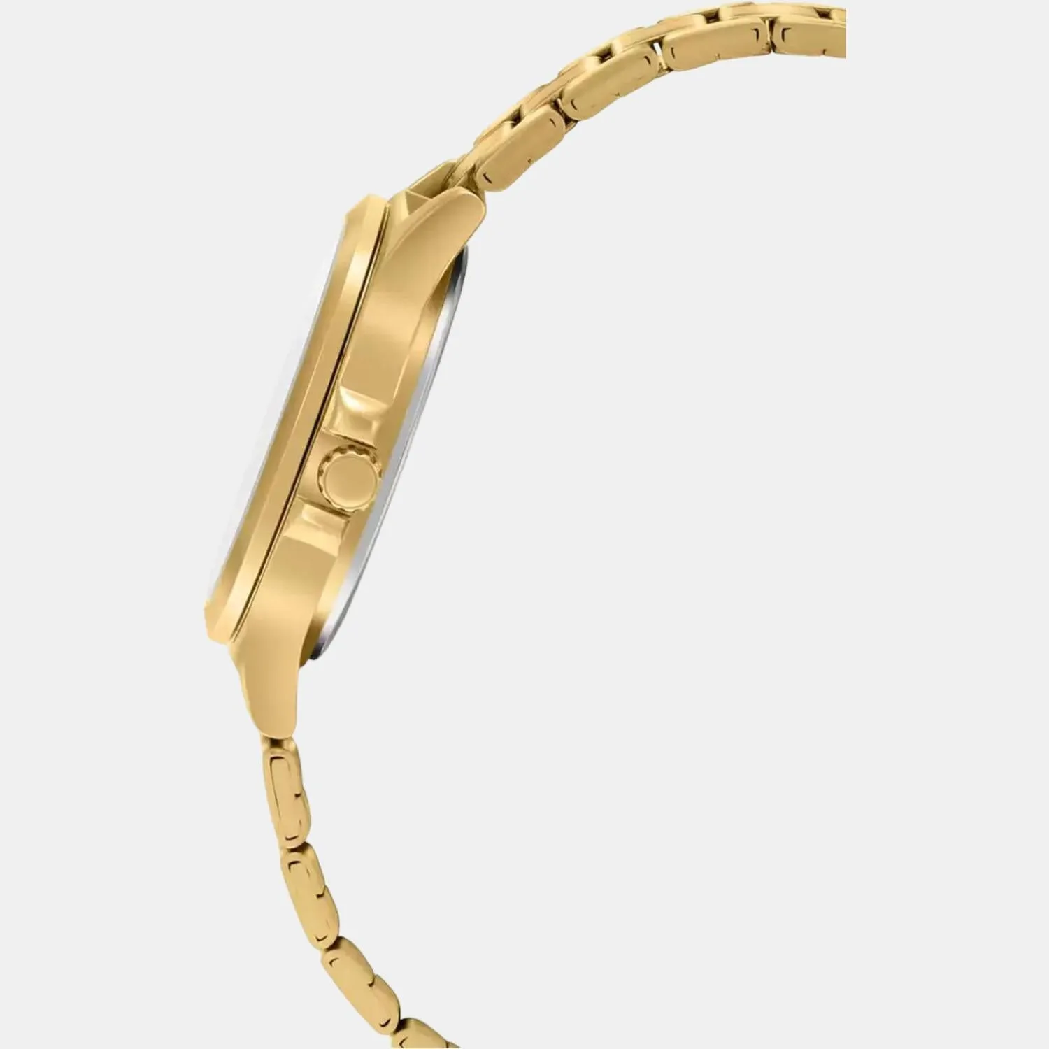 Enticer Women Gold Chronograph Stainless Steel Watch A1914 - LTP-V300G-1AUDF A1914