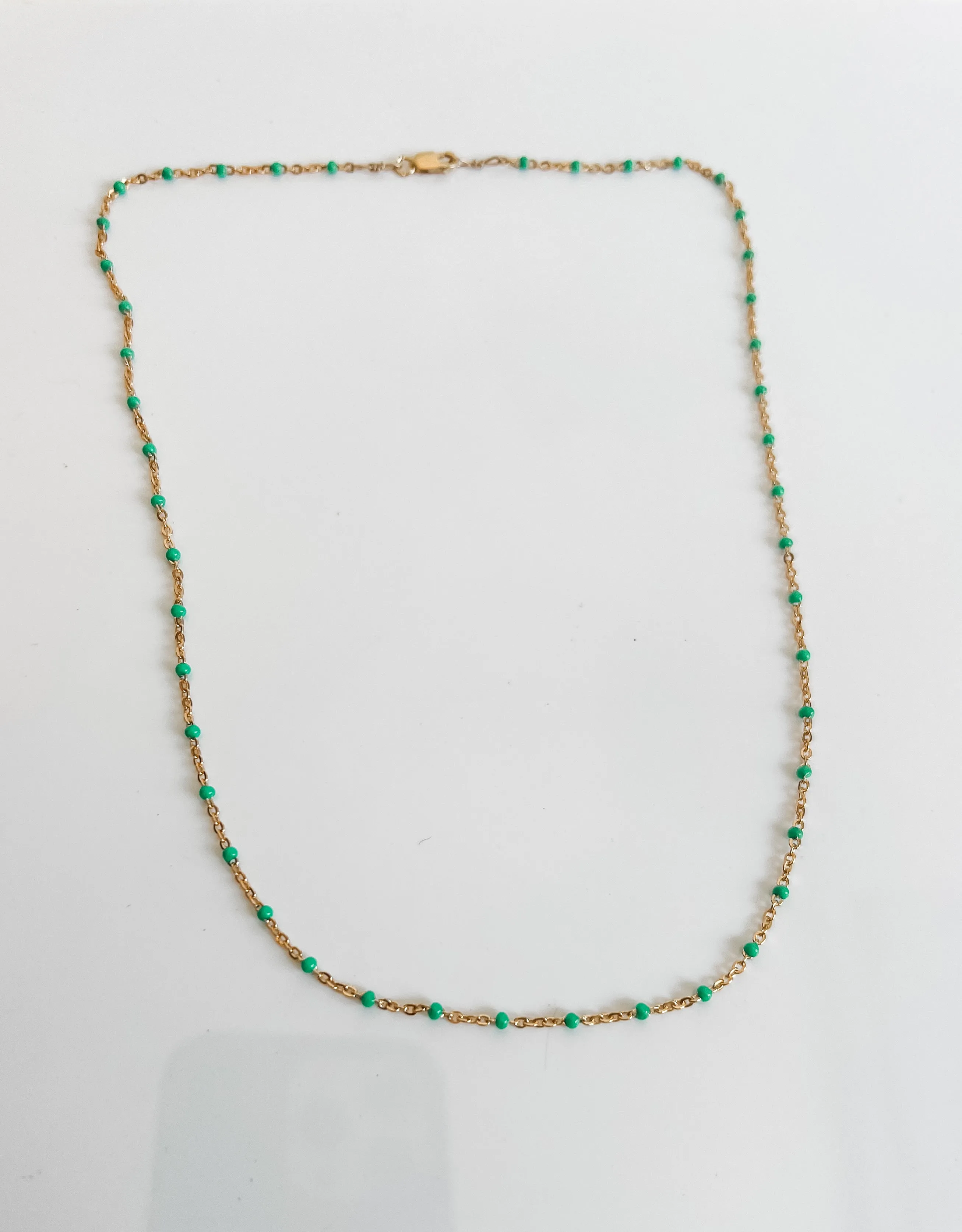 ERICA Enamel bead chain