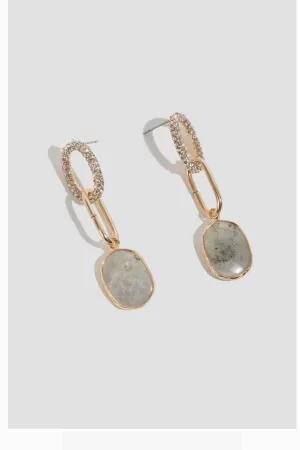 Estella Stone Dangle Earring