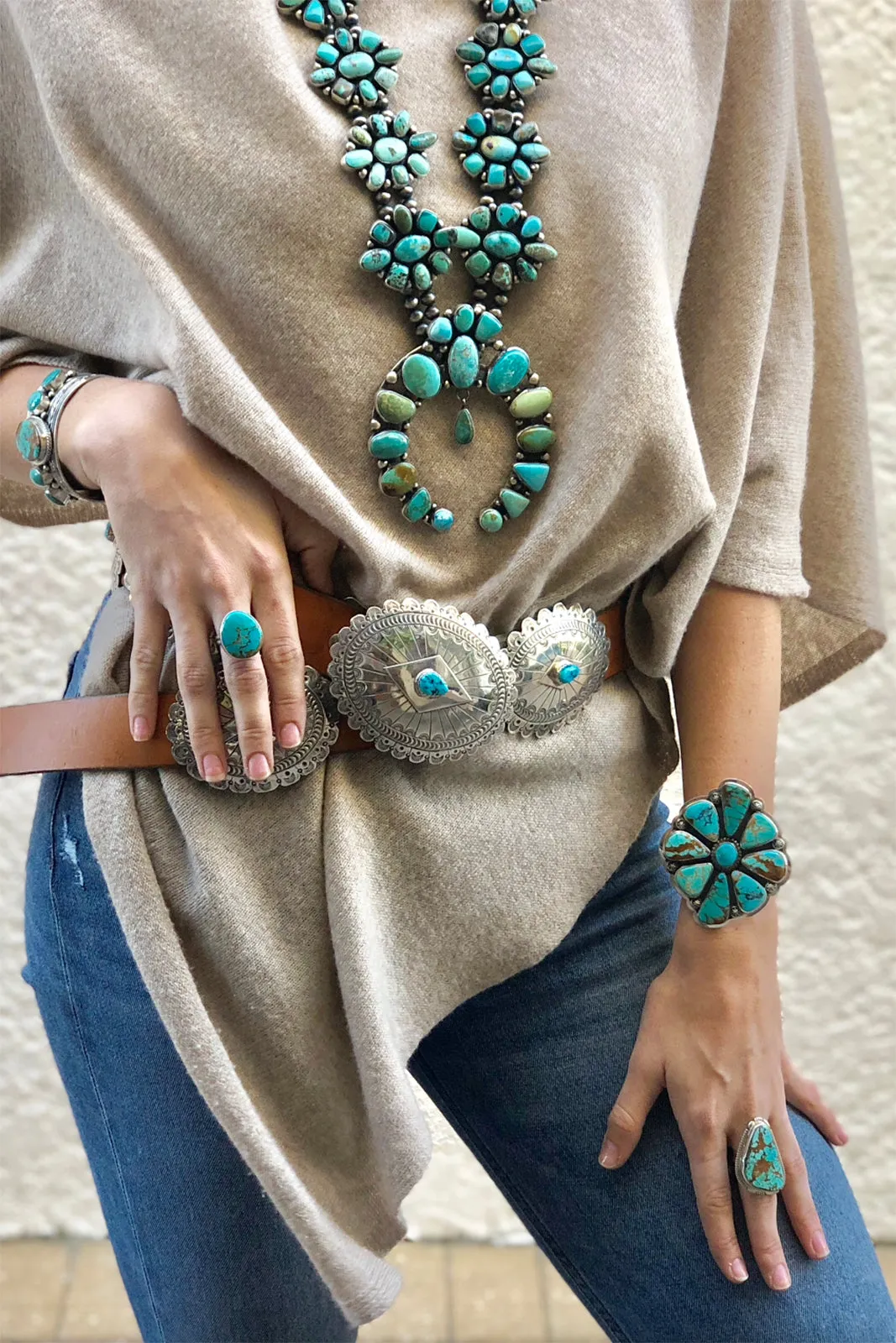 Everett and Mary Teller Turquoise Cuff Bracelet