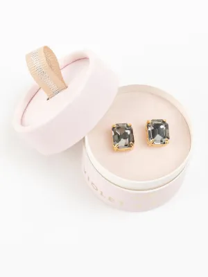 Everlyn Boxed Post Earring - Greige
