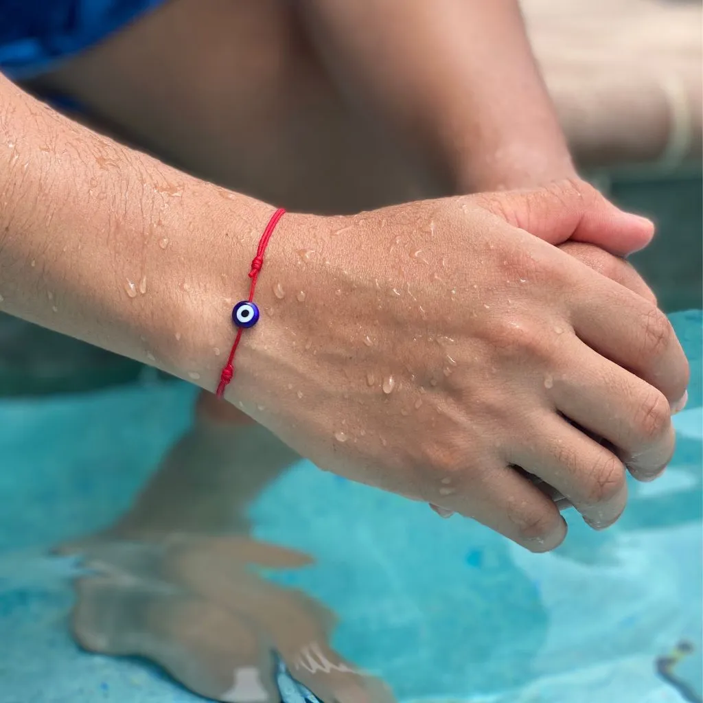 Evil Eye Bracelet Set - Adjustable Protection Talisman for Good Luck
