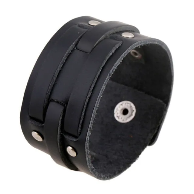 Fashion Double Layer Wrist Bracelet for Men