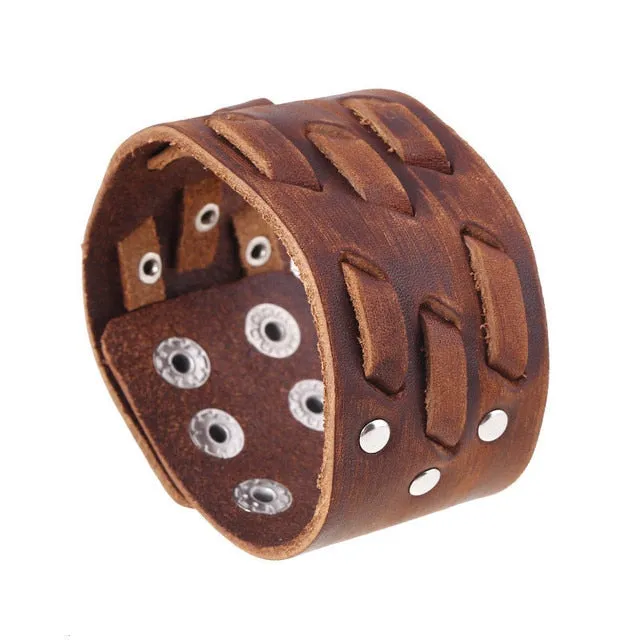 Fashion Double Layer Wrist Bracelet for Men