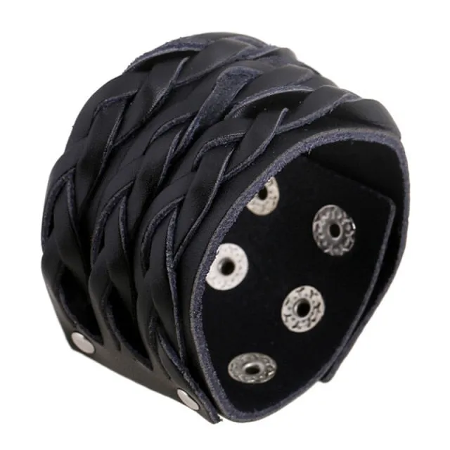 Fashion Double Layer Wrist Bracelet for Men