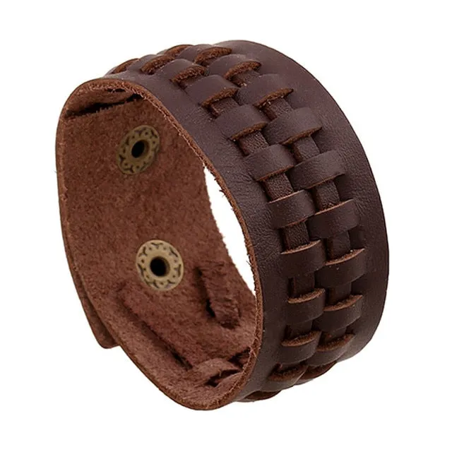 Fashion Double Layer Wrist Bracelet for Men