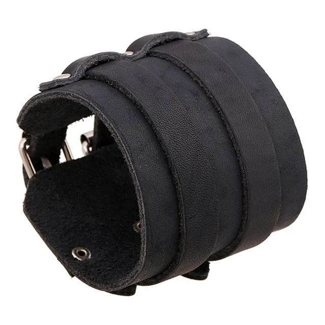 Fashion Double Layer Wrist Bracelet for Men