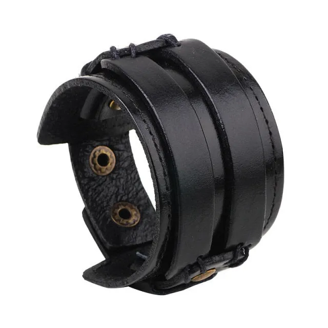 Fashion Double Layer Wrist Bracelet for Men