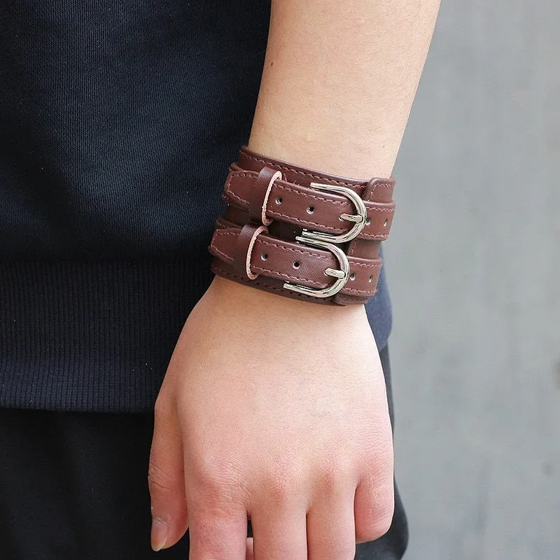 Fashion Double Layer Wrist Bracelet for Men