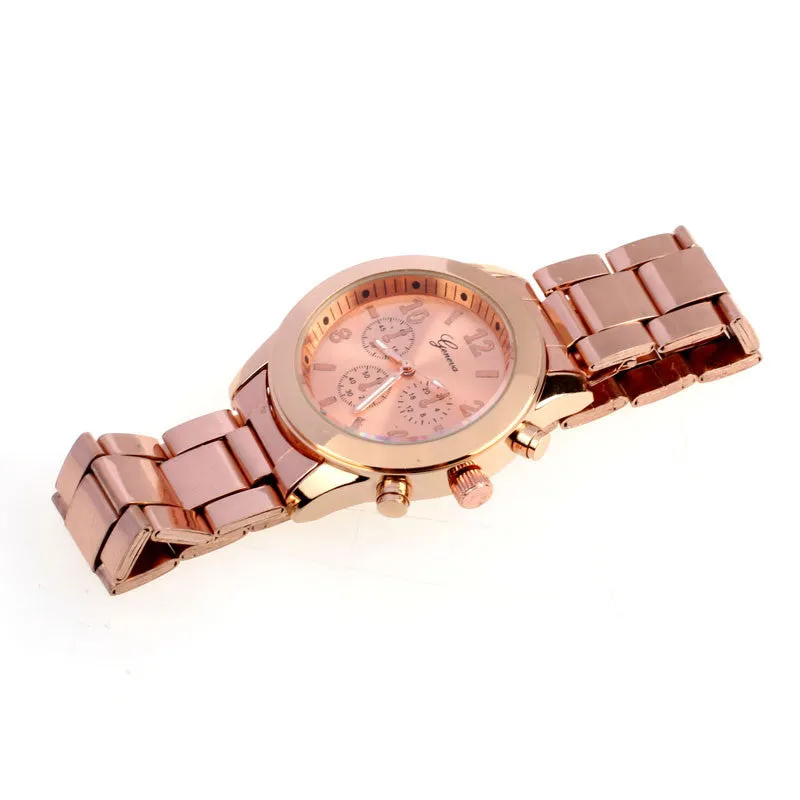 Fashion Ladies Girl Unisex Stainless Steel Bangle Bracelet Wrist Watch Quartz Dress Watches Women Relogios