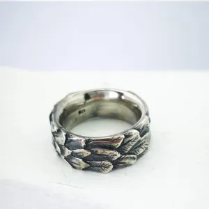 Feather Ring - Silver