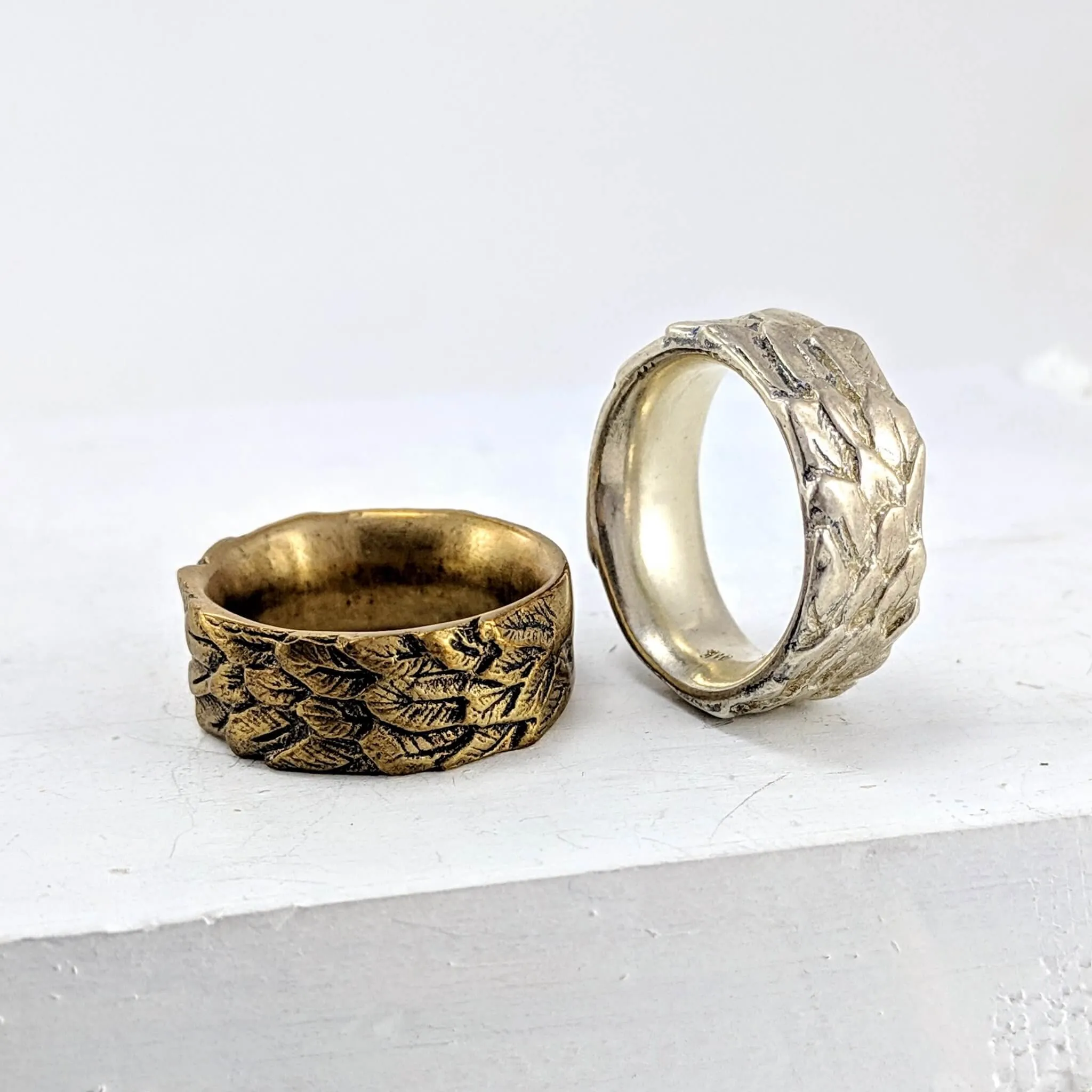 Feather Ring - Silver