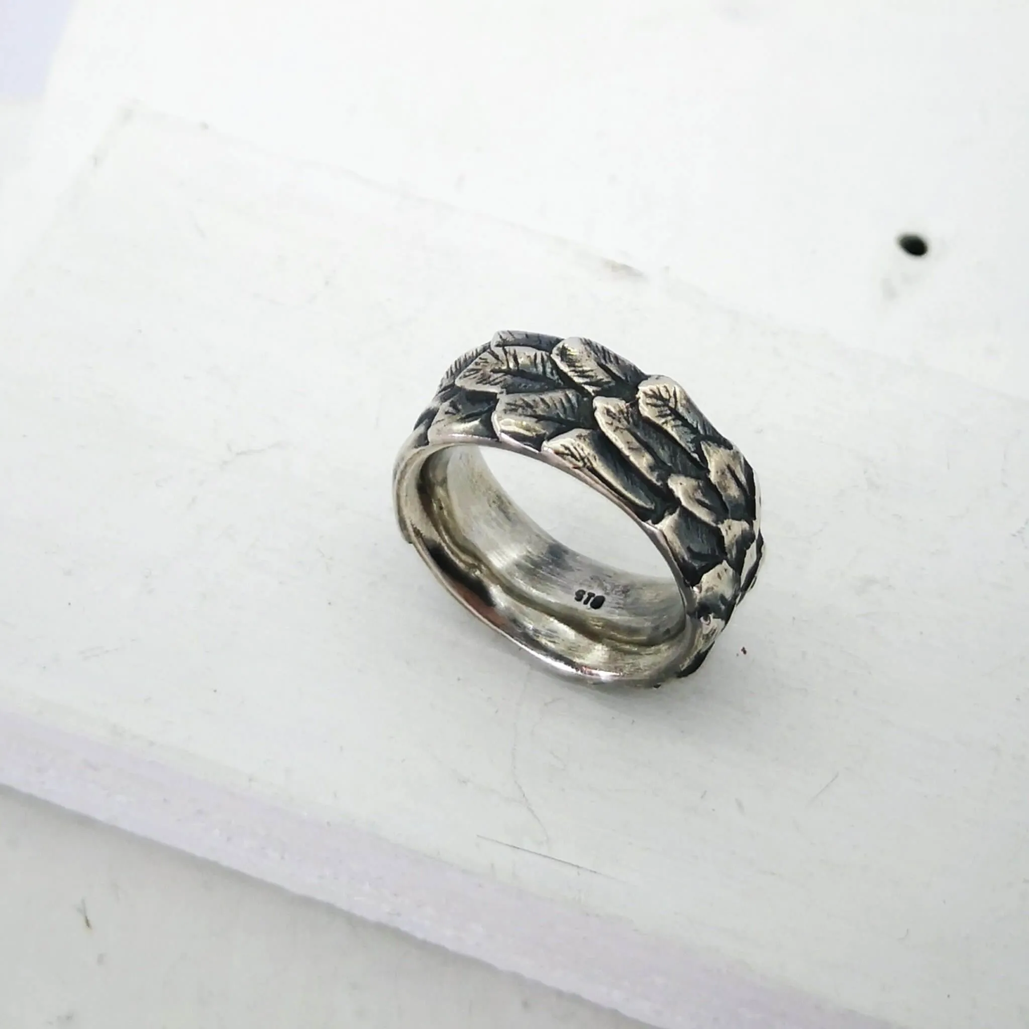 Feather Ring - Silver
