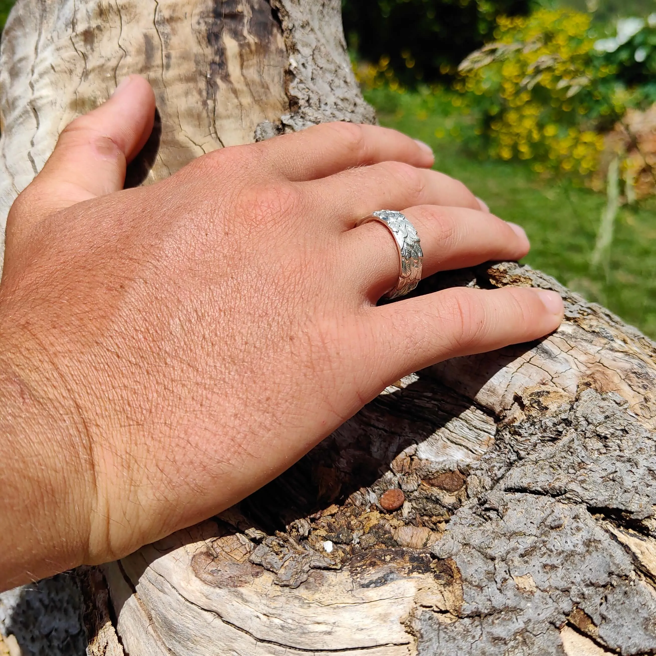 Feather Ring - Silver