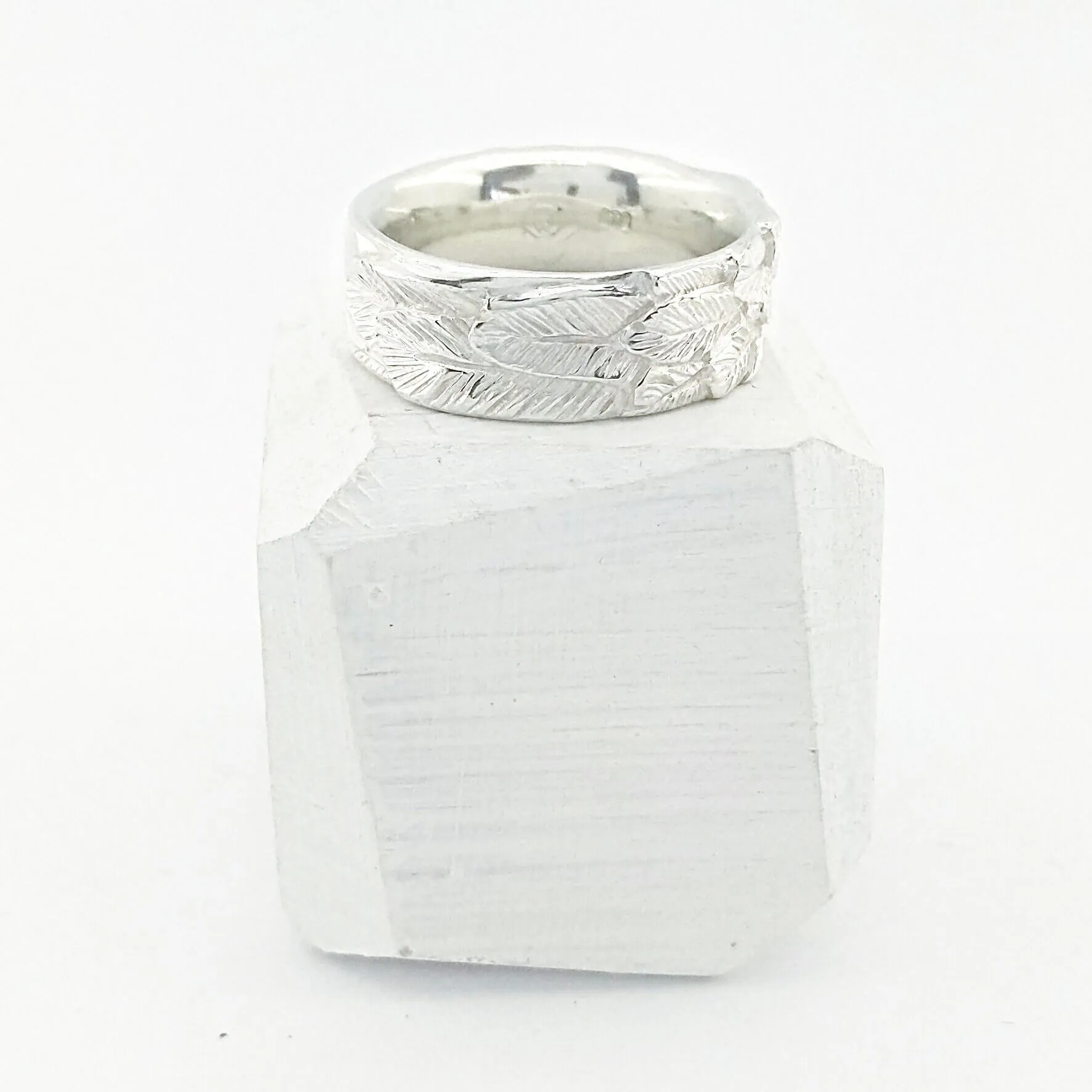 Feather Ring - Silver