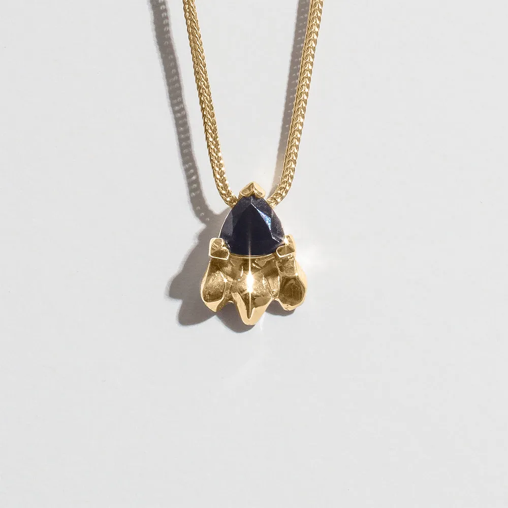 FEATHER SPEAR NECKLACE | ONYX