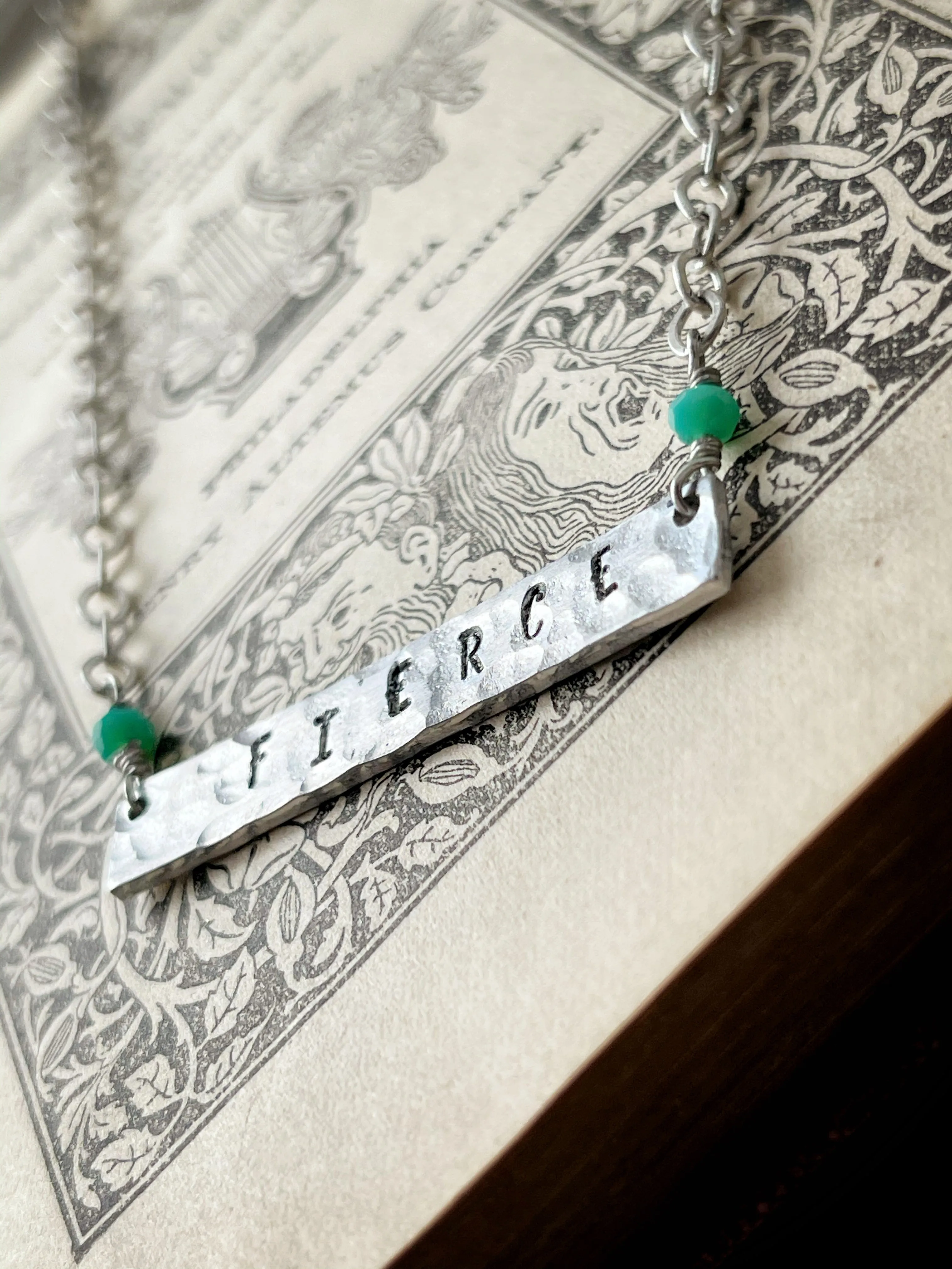 Fierce | Badass | Bitch | Slut | Feminist | Word Necklaces