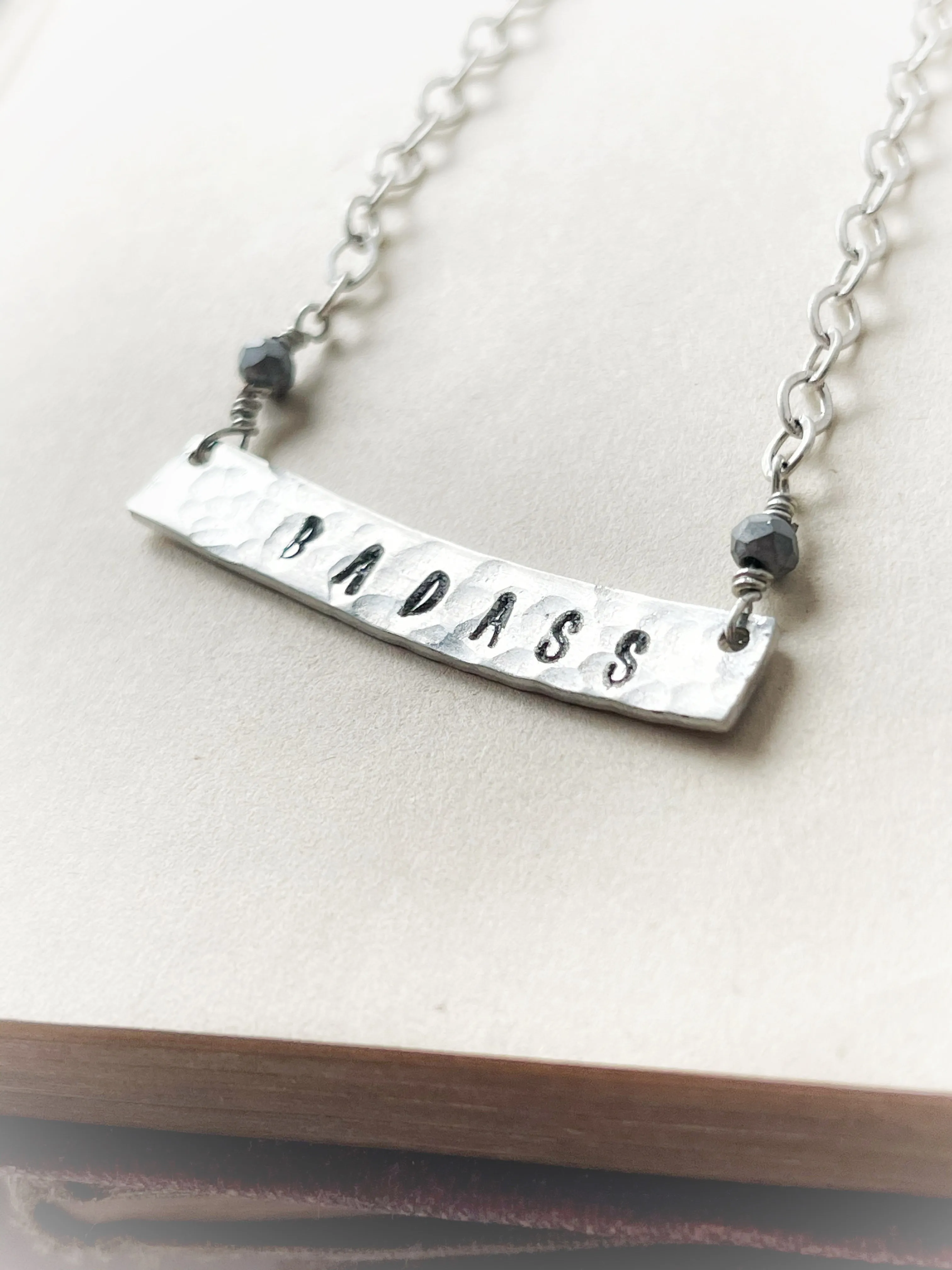 Fierce | Badass | Bitch | Slut | Feminist | Word Necklaces