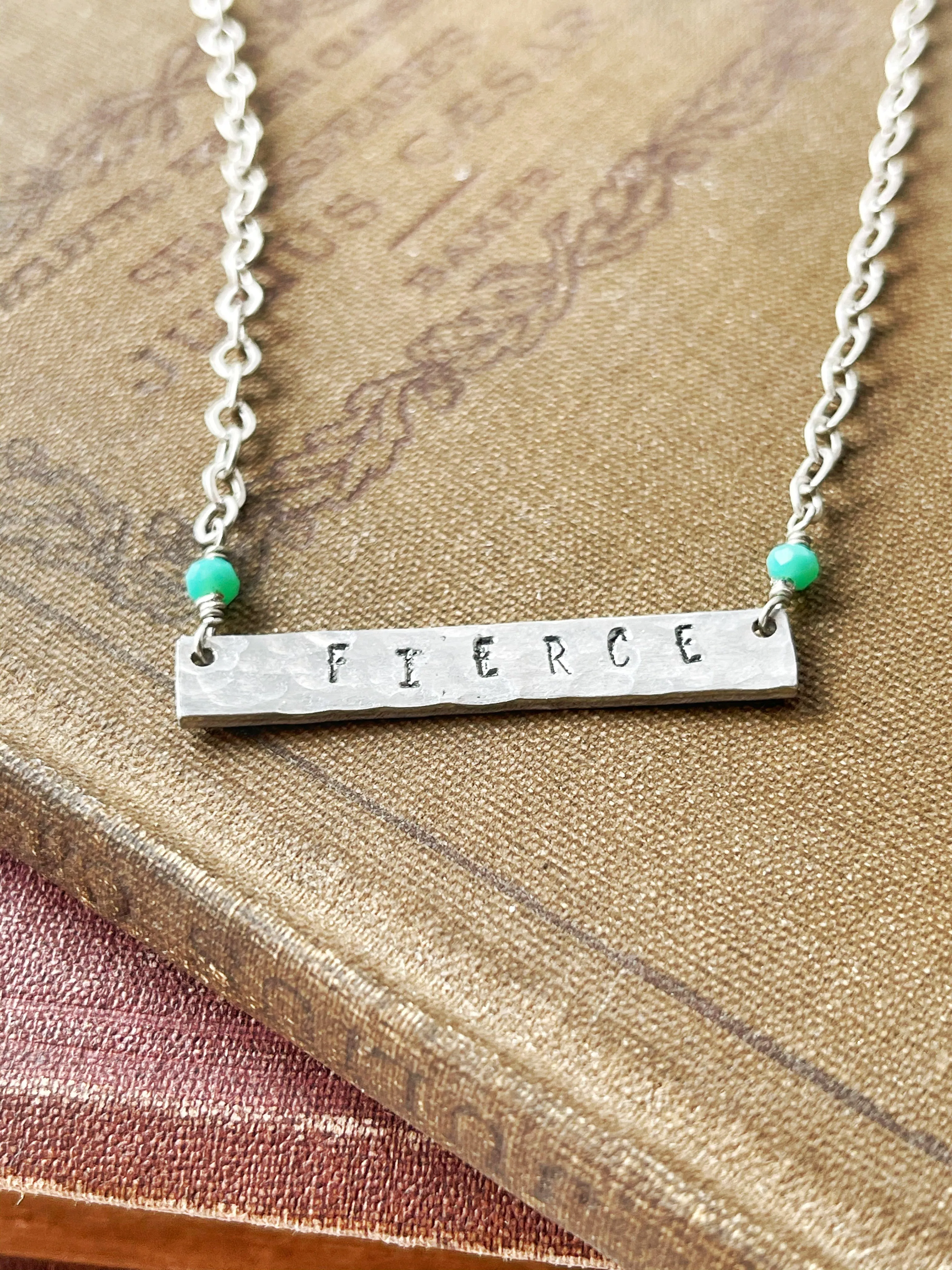 Fierce | Badass | Bitch | Slut | Feminist | Word Necklaces