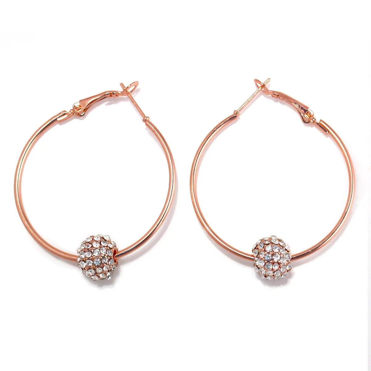 FIREBALL HOOP EARRINGS #ER5483GLD (0805470046486) HF5