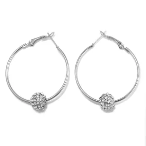 FIREBALL HOOP EARRINGS #ER5483GLD (0805470046486) HF5