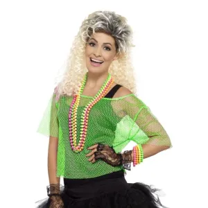Fishnet Top - Neon Green