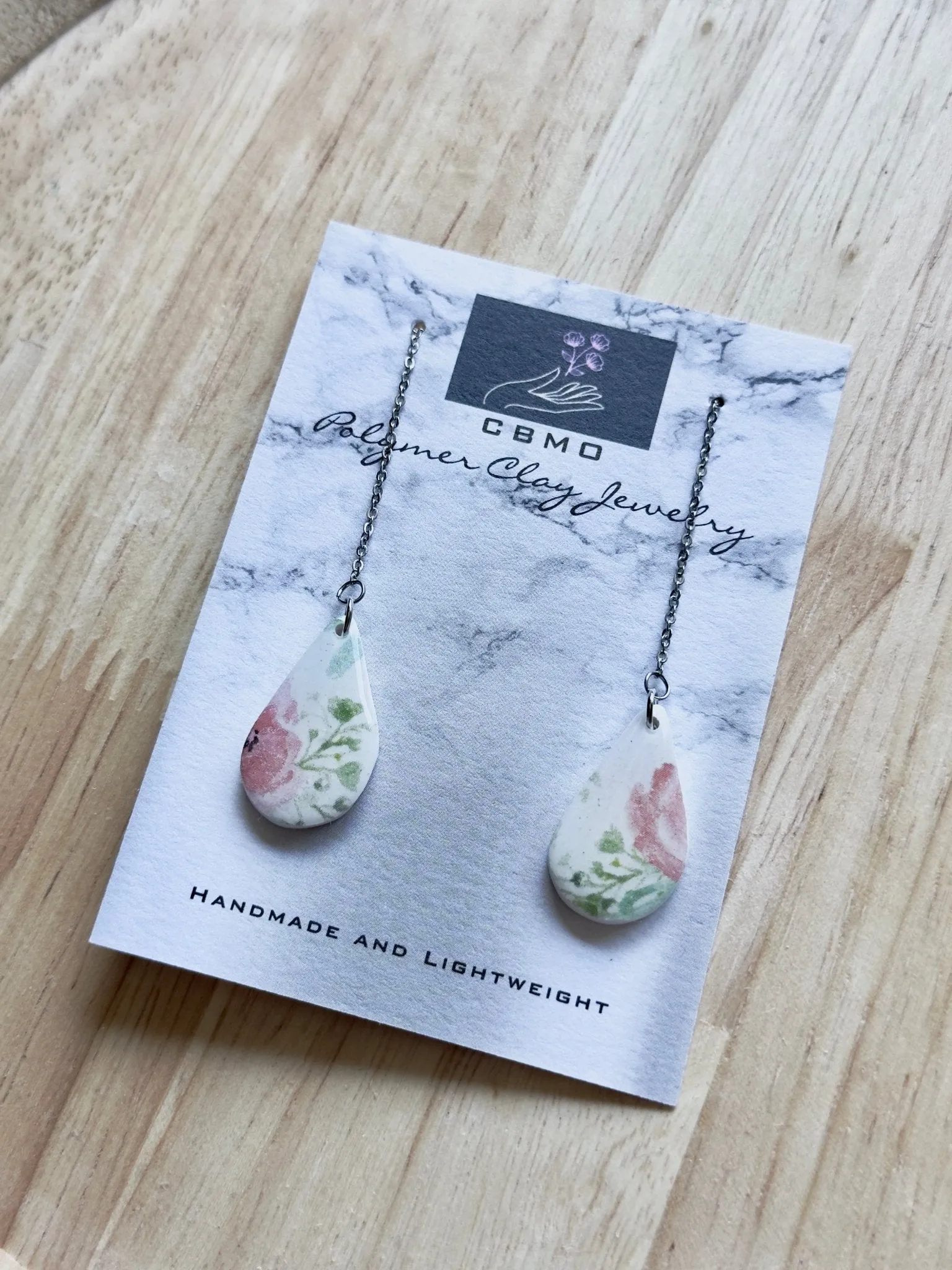 Floral Transfer Sheet Dangles