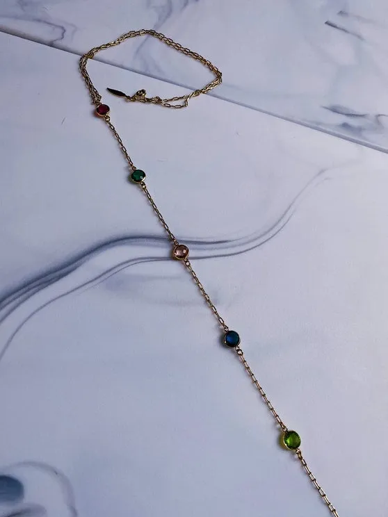 FOLLOW ME GOLD FILLED NECKLACE