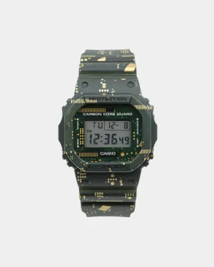 G-SHOCK Men's DWE-5600CC Circuit Board Camo Digital Watch Box Set Camo