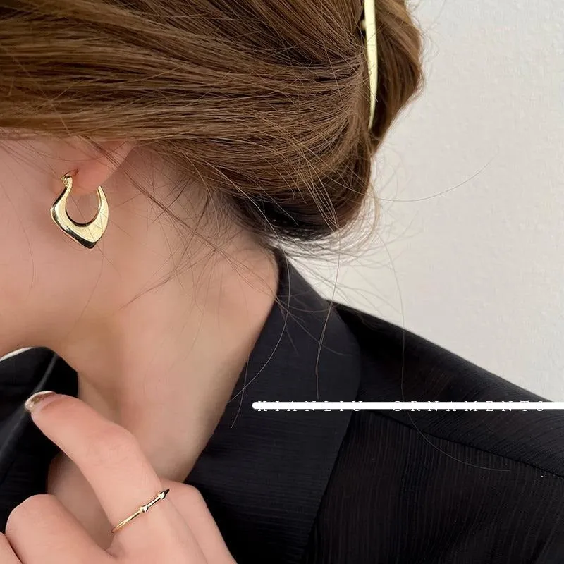 Geometric Metal Earrings