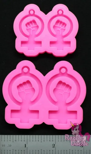 Girl Power Earring Mold