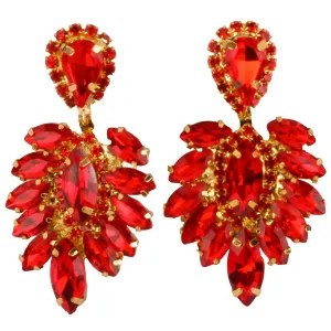 Glamorous Silver Drop Earrings