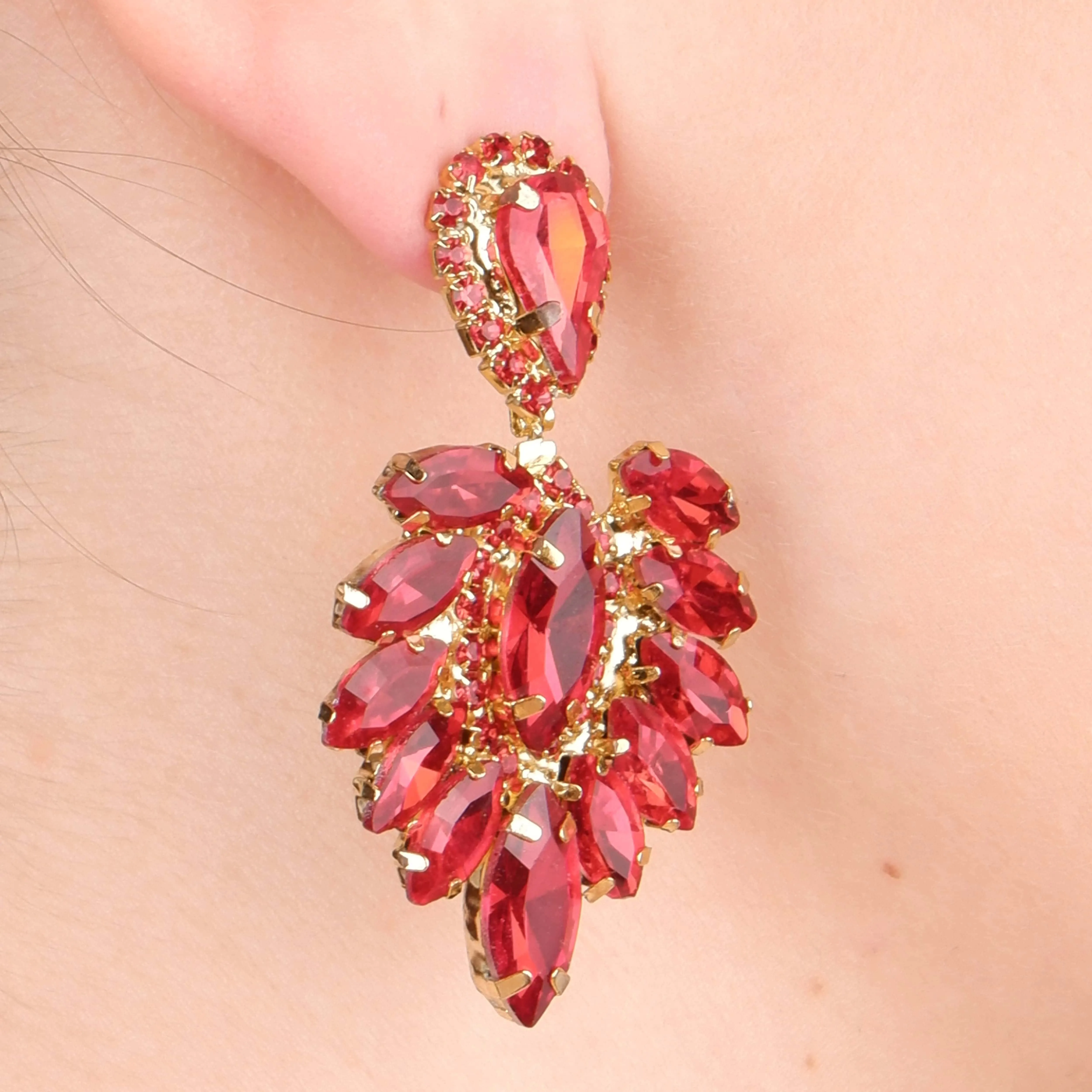 Glamorous Silver Drop Earrings