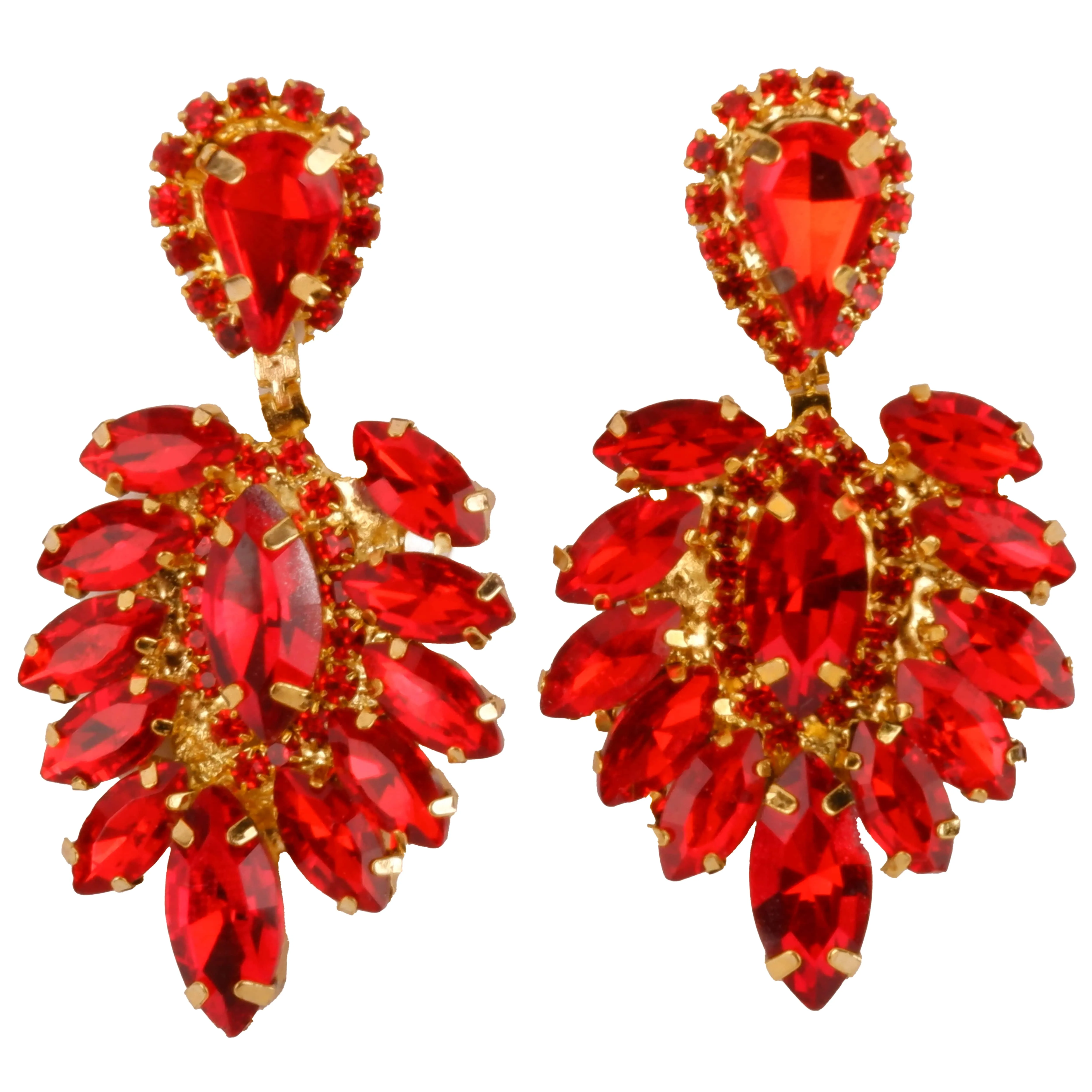 Glamorous Silver Drop Earrings