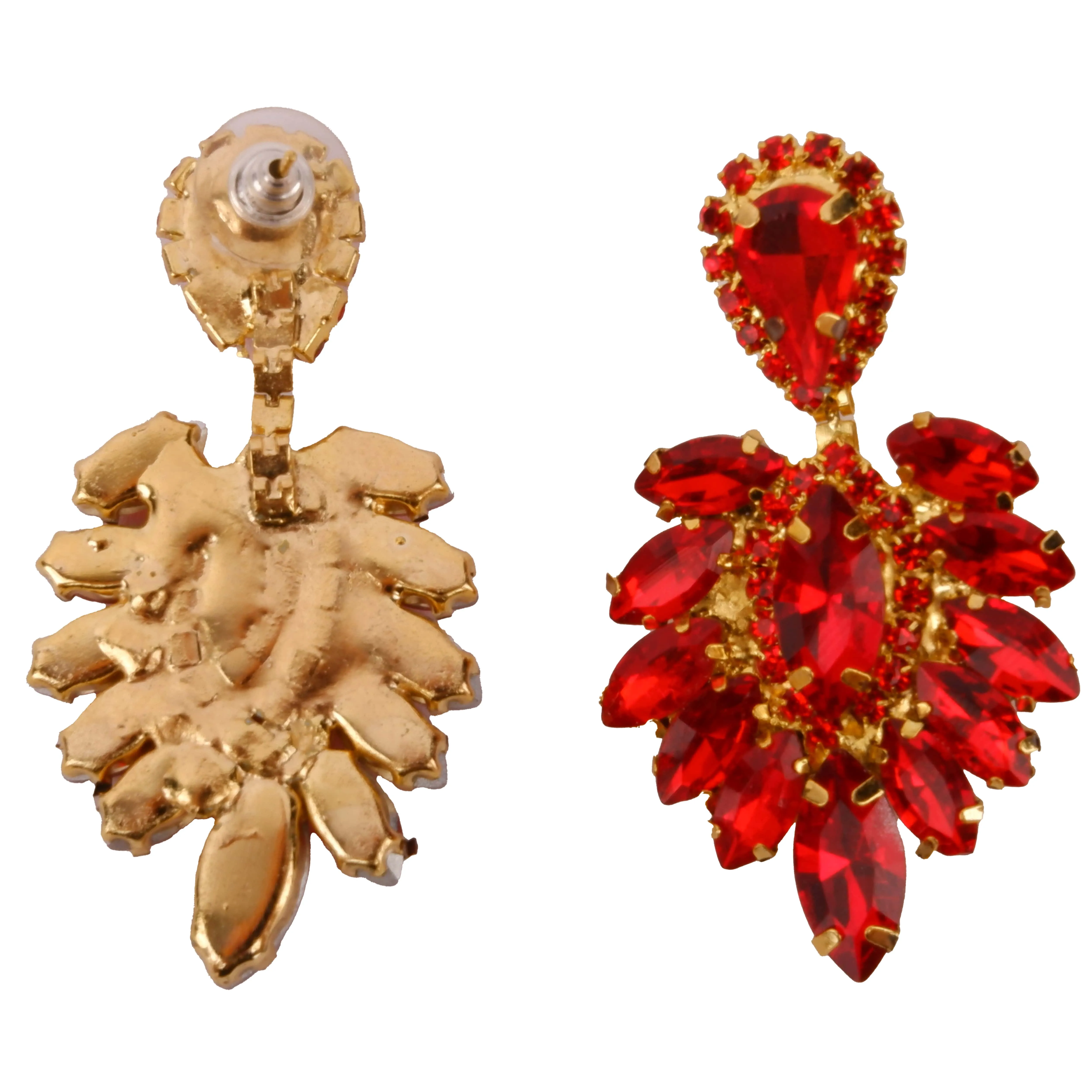 Glamorous Silver Drop Earrings