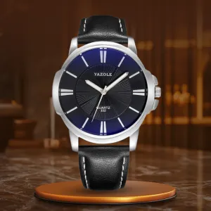 GLASS LEATHER WATCH | Elegance Meets Craftsmanship