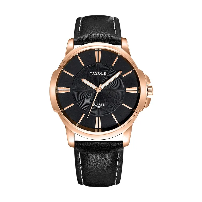 GLASS LEATHER WATCH | Elegance Meets Craftsmanship