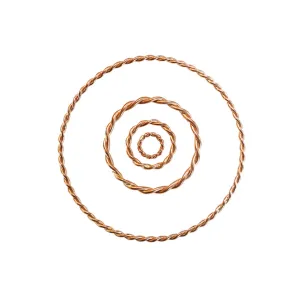 Golden Fire Rings