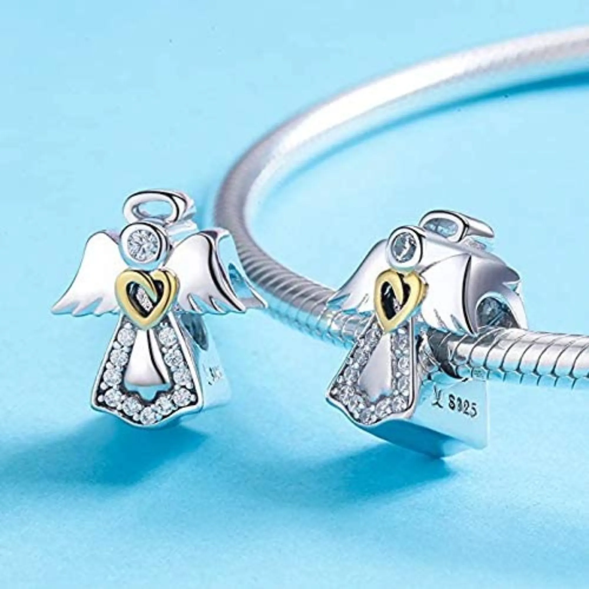 Guardian Angel Memorial Bead Charm
