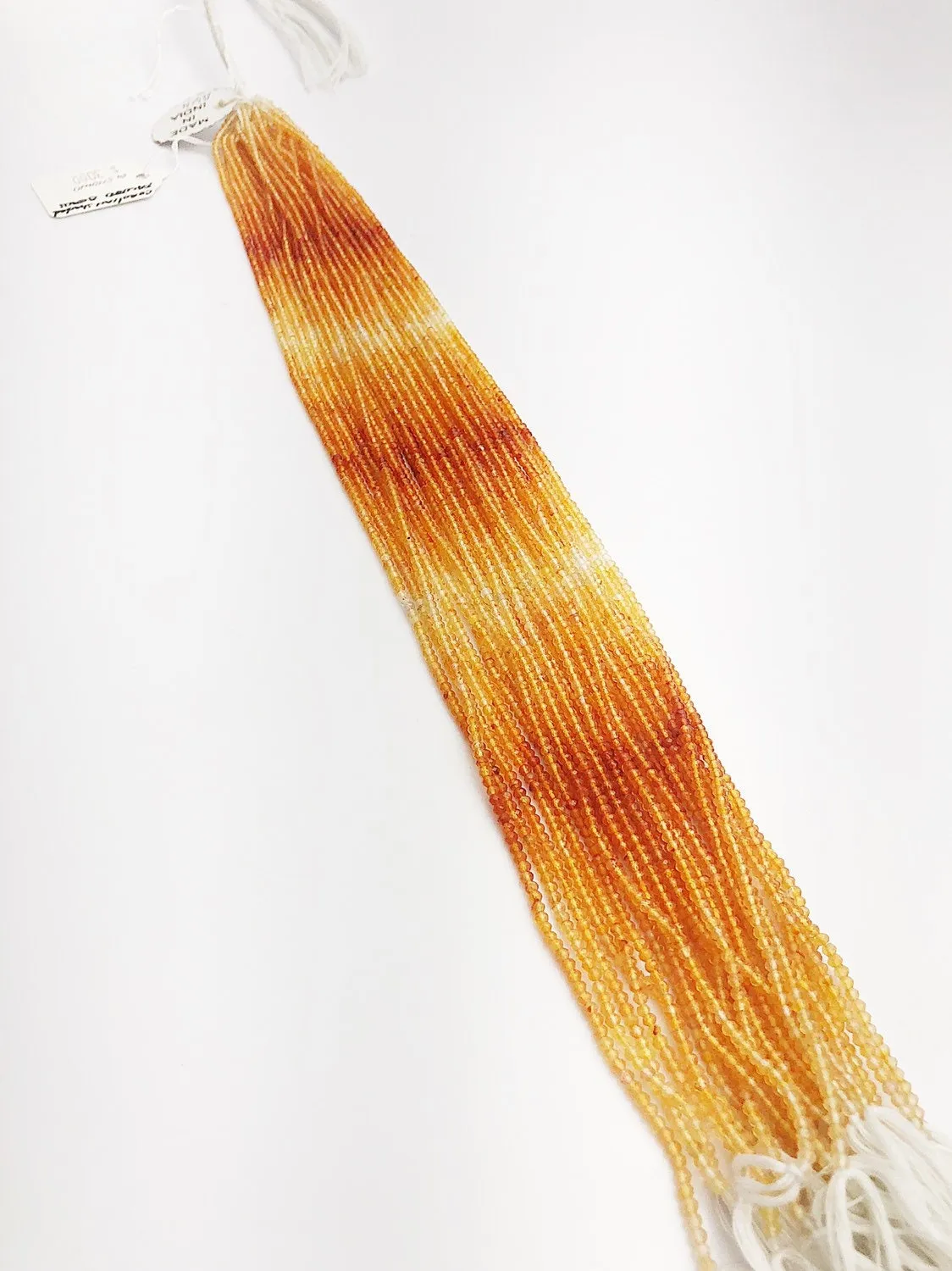 HALF OFF SALE - Shaded Coraline Gemstone Beads, Full Strand, Semi Precious Gemstone, 13"