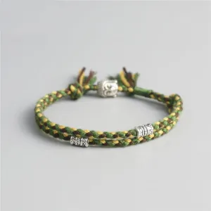 Handmade Tibetan Bracelet - Green