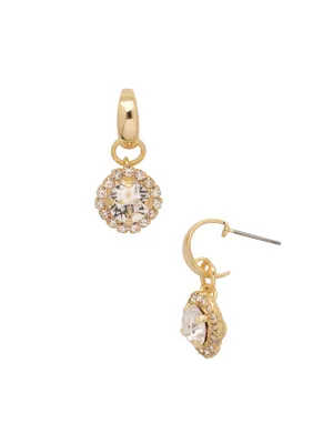 Haute Halo Huggie Dangle Earrings - EFK7BGCRY