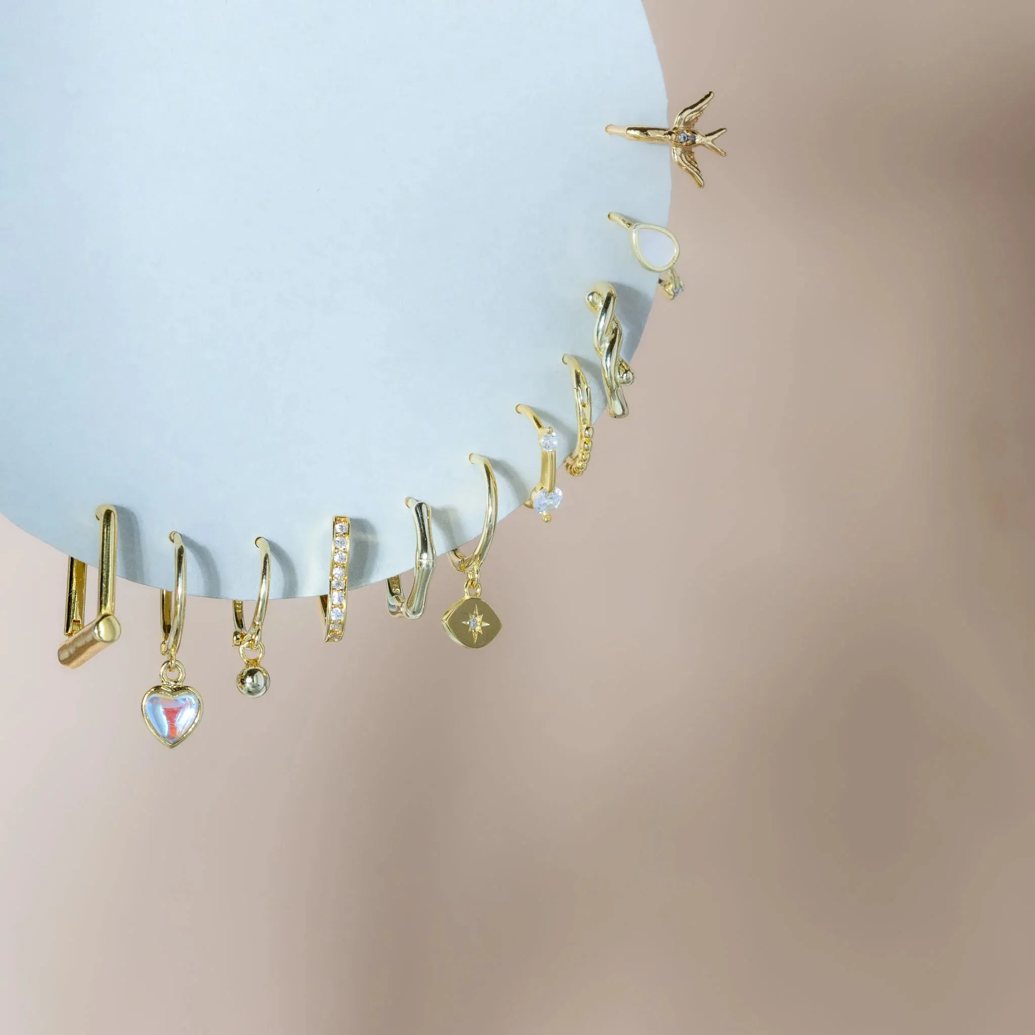 Heart Crystal Piercing