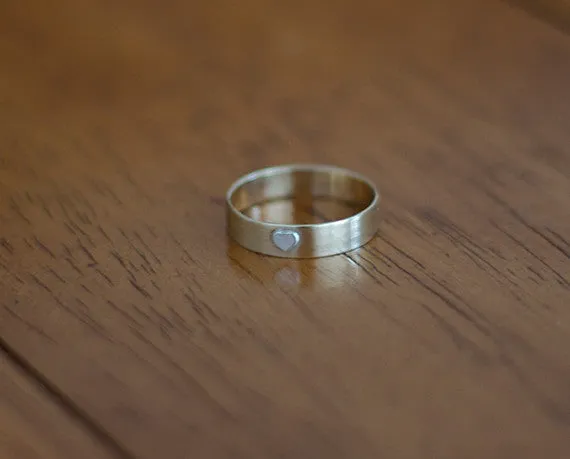 Heart wedding ring (S0543)
