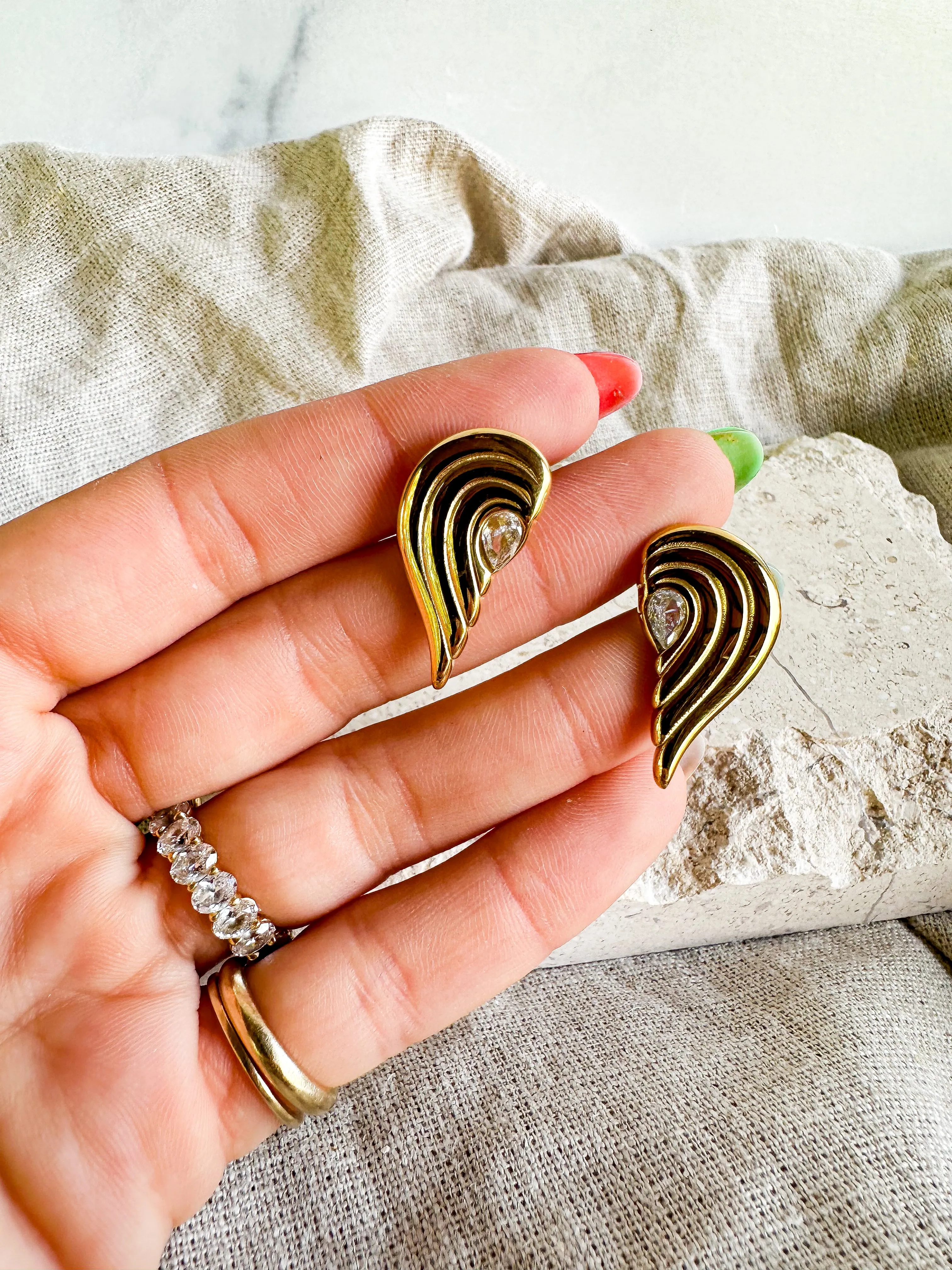 Heart Wings Earrings
