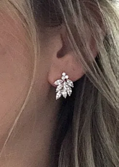 Heather -Crystal Bridal Earrings