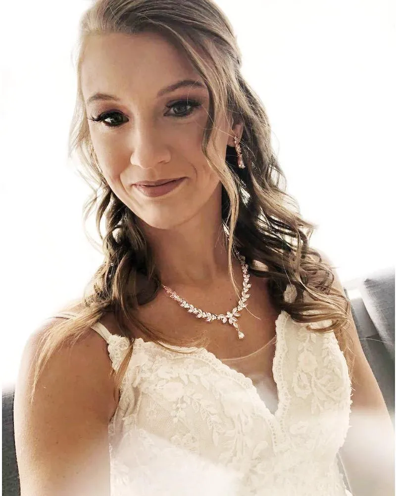 Heather -Crystal Bridal Earrings