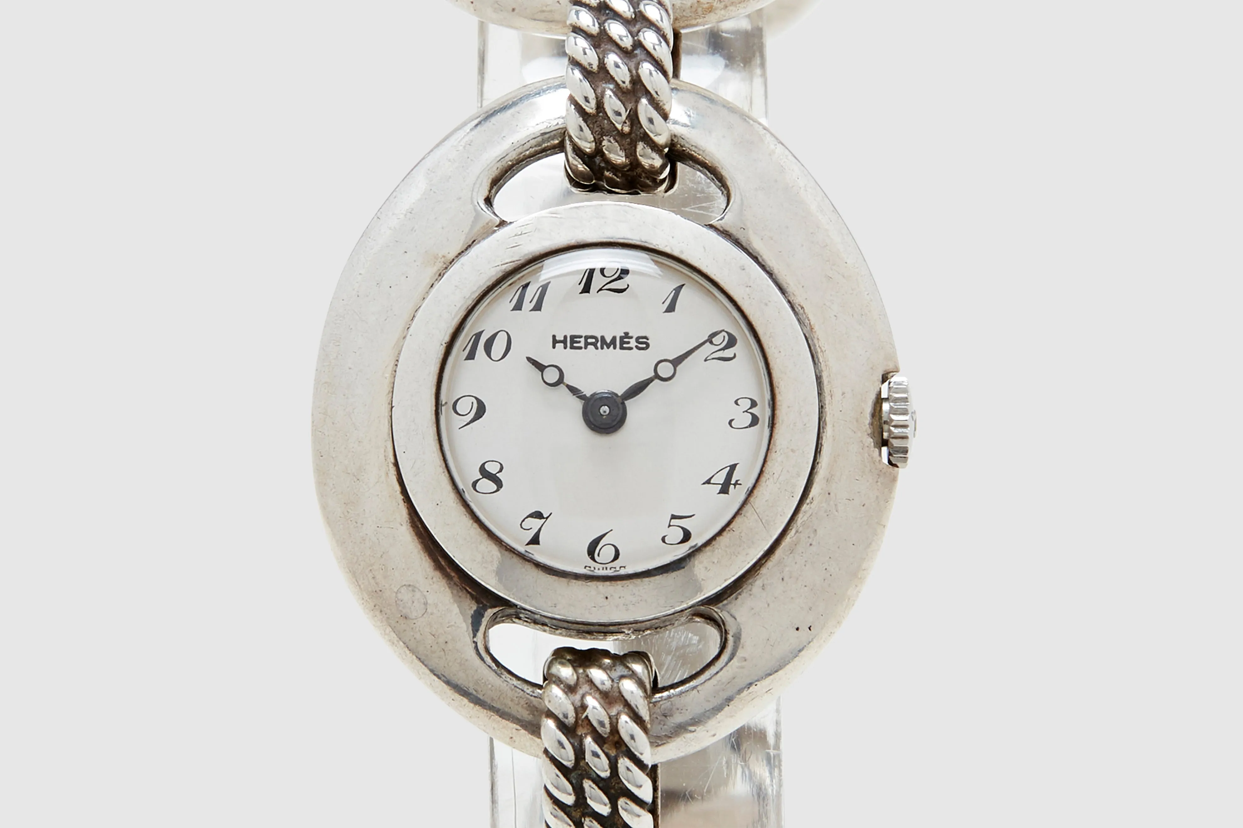 Hermès Nautical Link Bracelet with Jaeger LeCoultre Watch