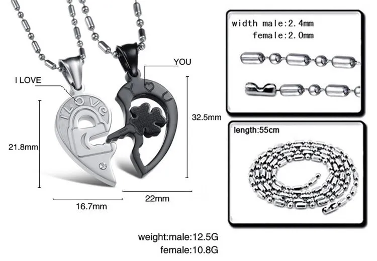 I Love You Necklaces